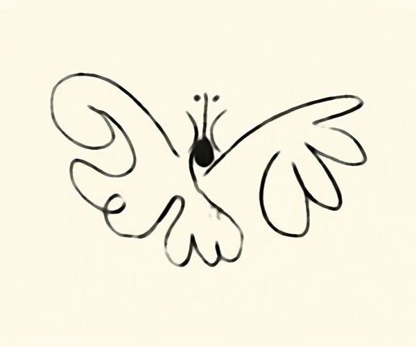 Le Papillon - Pablo Picasso