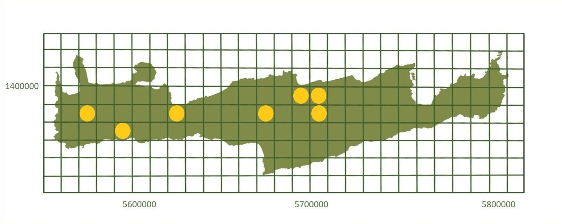 *based on http://www.pamperis.gr/THE_BUTTERFLIES_OF_GREECE/MAPS.html, updated Dec 2025 (ETRS89, grid 10X10 km)