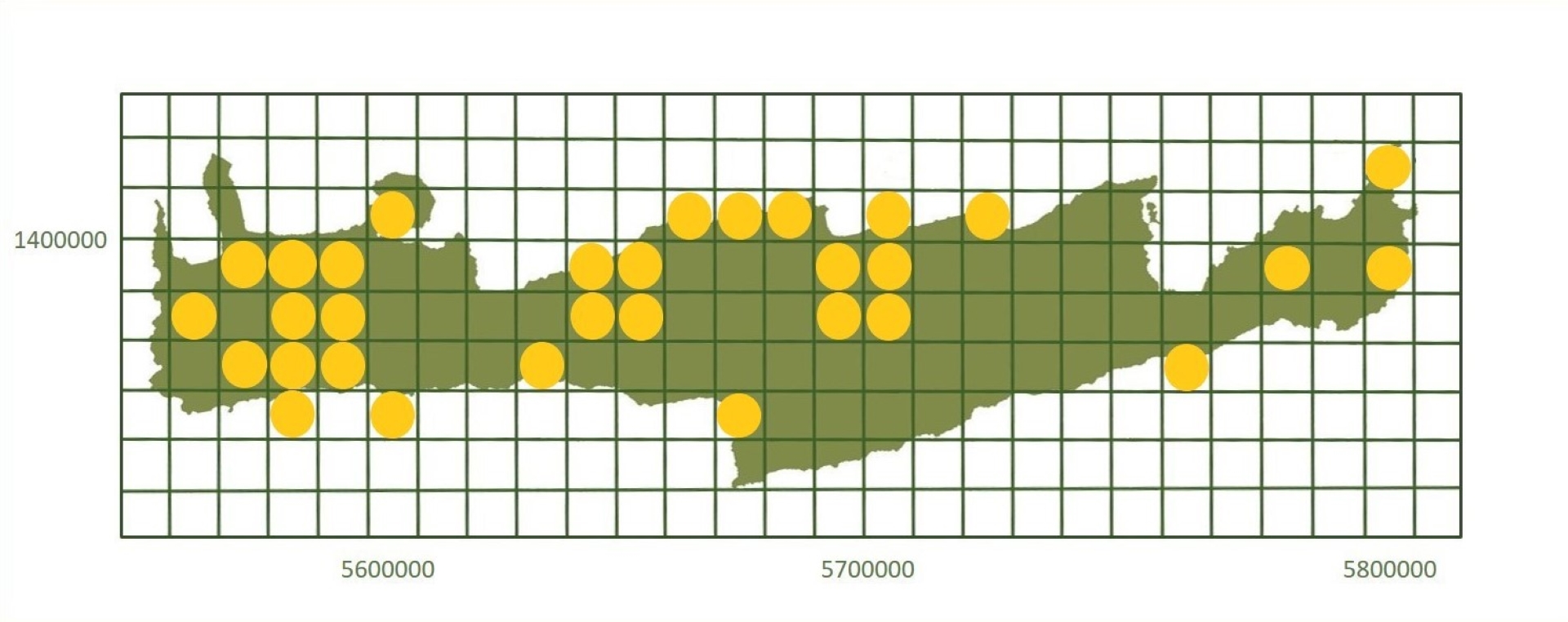 *based on http://www.pamperis.gr/THE_BUTTERFLIES_OF_GREECE/MAPS.html, updated Dec 2025 (ETRS89, grid 10X10 km)