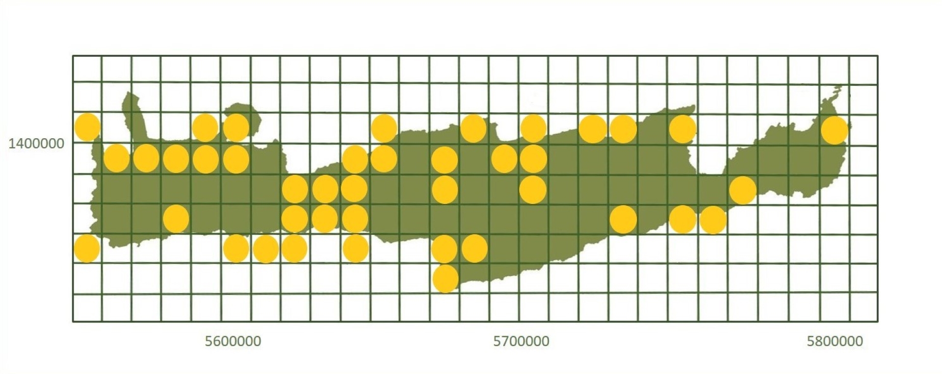 *based on http://www.pamperis.gr/THE_BUTTERFLIES_OF_GREECE/MAPS.html, updated Dec 2025 (ETRS89, grid 10X10 km)