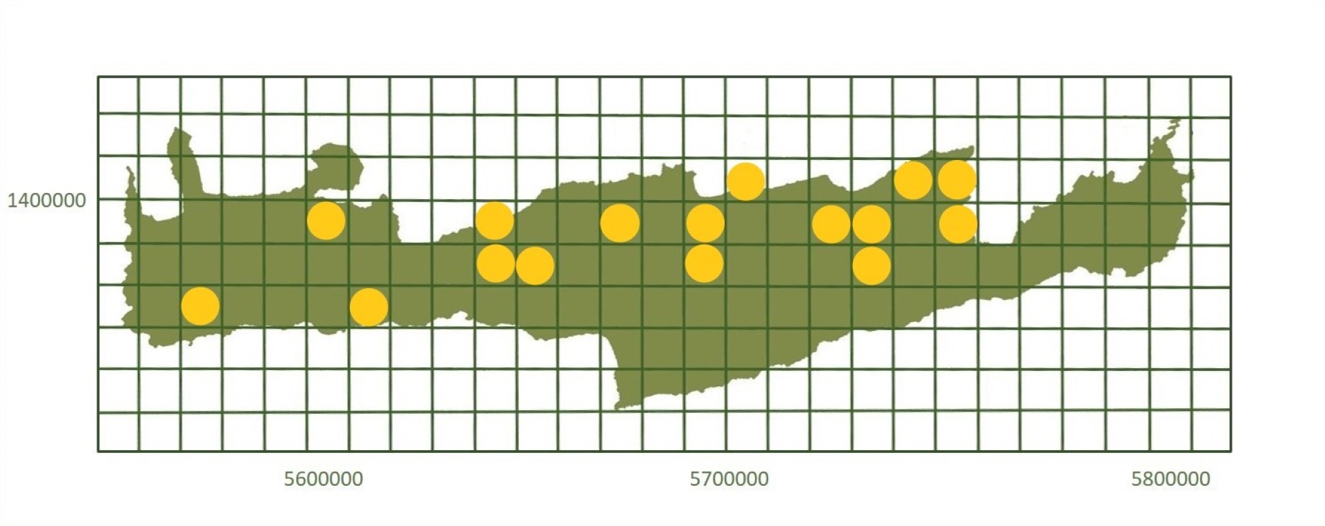 *based on http://www.pamperis.gr/THE_BUTTERFLIES_OF_GREECE/MAPS.html, updated Dec 2025 (ETRS89, grid 10X10 km)