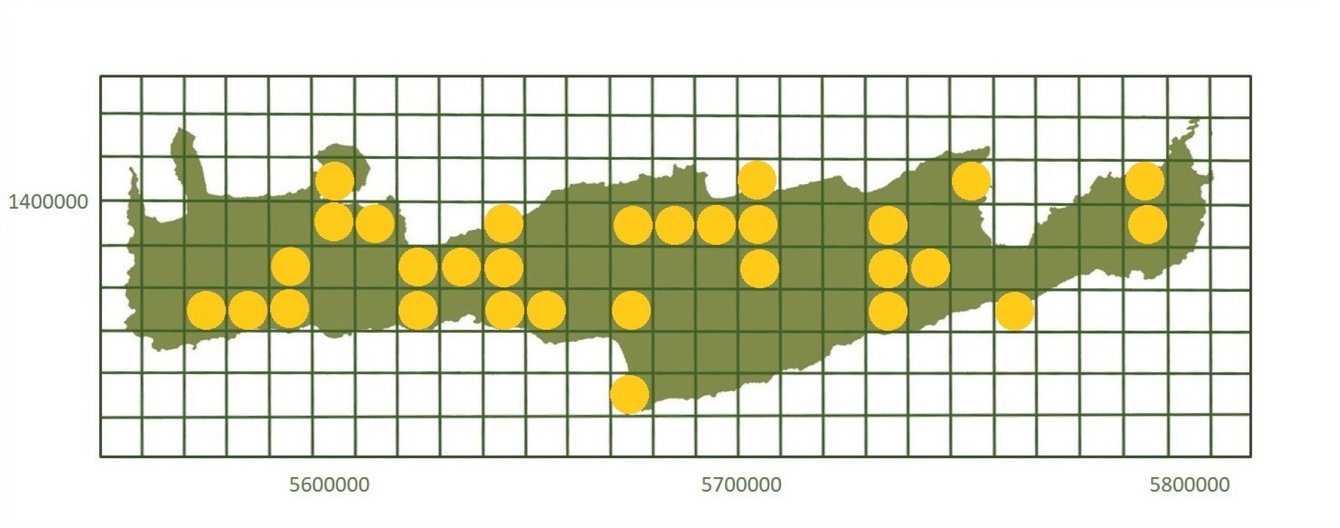 *based on http://www.pamperis.gr/THE_BUTTERFLIES_OF_GREECE/MAPS.html, updated Dec 2025 (ETRS89, grid 10X10 km)