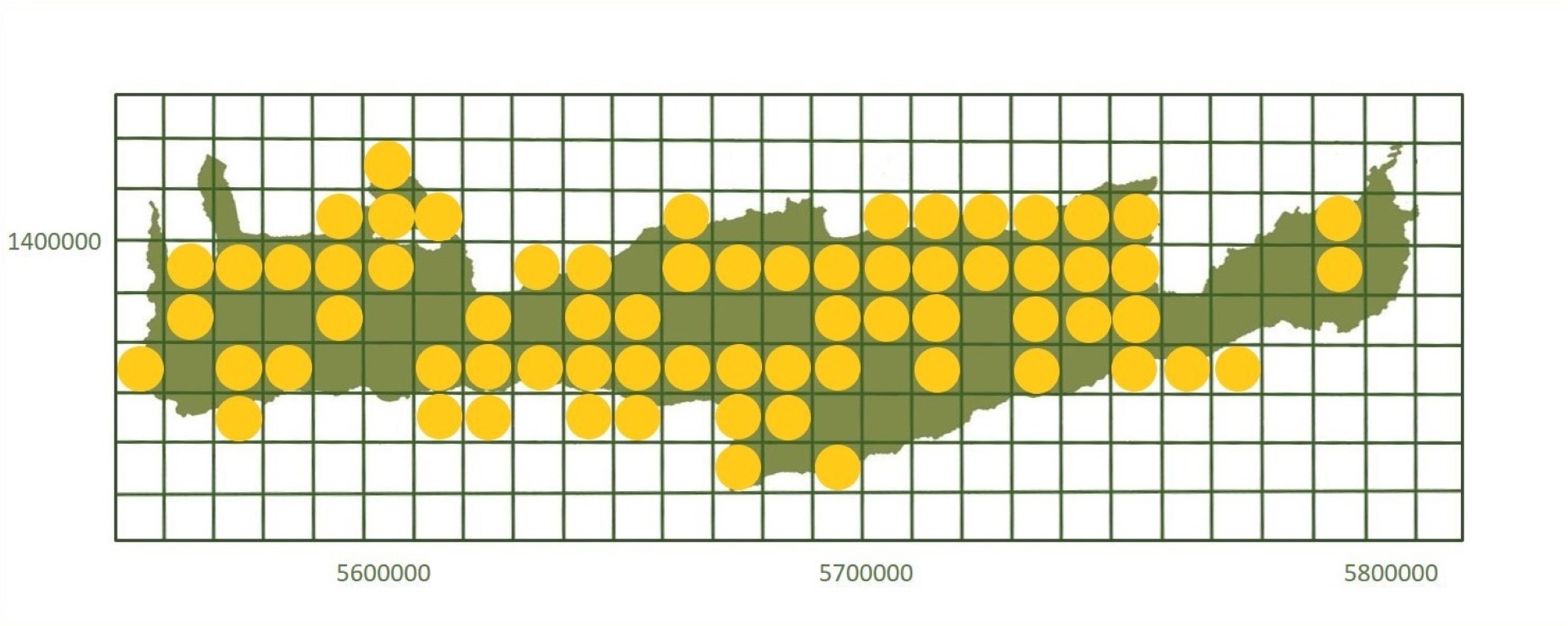 *based on http://www.pamperis.gr/THE_BUTTERFLIES_OF_GREECE/MAPS.html, updated Dec 2025 (ETRS89, grid 10X10 km)